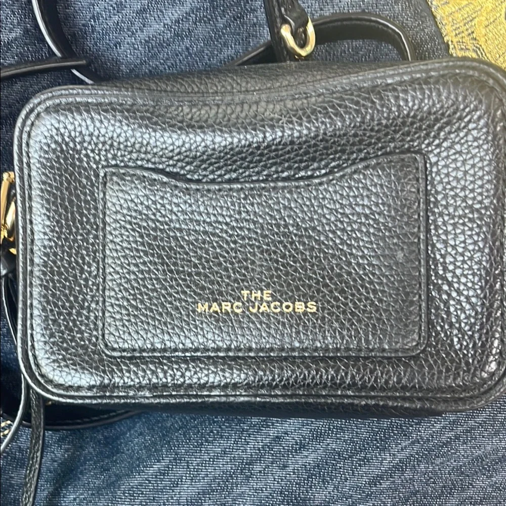 Marc Jacobs Black and White Polka Dot Crossbody Bag - Picture 2 of 12